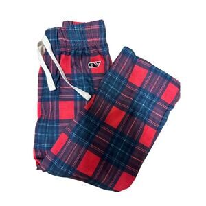 Vineyard Vines Pajama Pants Kid Size 3t Red Christmas Plaid Lounge Pants
